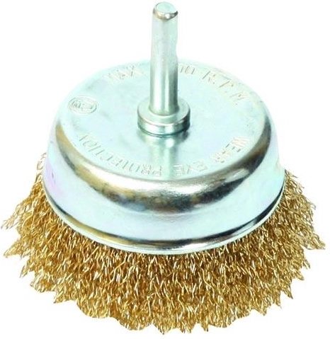 Kopborstel met gegolfde draad 65 mm, schacht FESTA