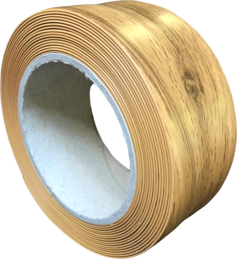 Zelfklevende PVC vloerplint eik Wild 52 mm × 5 m