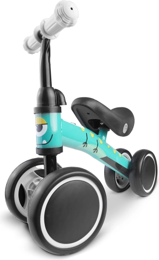 Loopfiets met 4 wielen RICOKIDS – turkoois