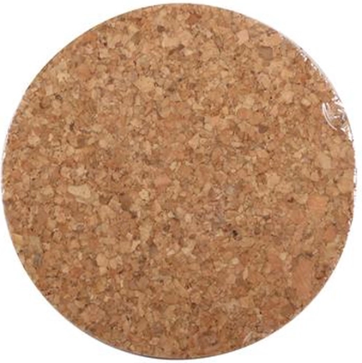 Kurken onderzetters TORO, set van 6 stuks, diameter 9,5 cm