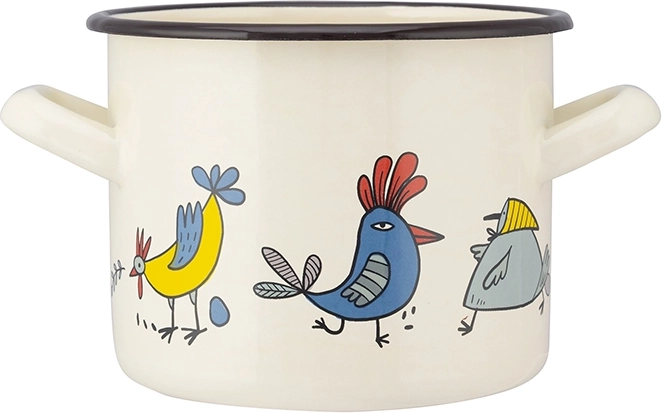 Pan 1,5 l Kurki (paddenstoelenmotief) 14 cm