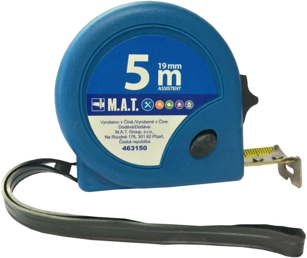 Rolmaat 5 m × 19 mm ASSISTENT