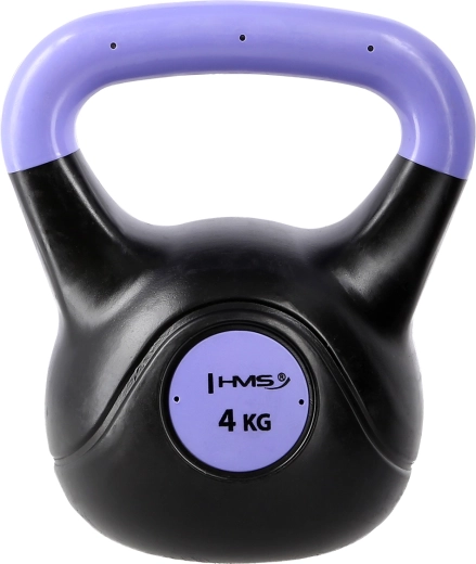 Composiet kettlebell HMS 4 kg paars