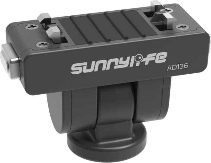 Sunnylife snelkoppeladapter 1/4" met 180° rotatie voor Insta360 X4 Air, X5 en Ace