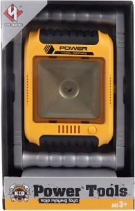 Draagbare bouw-LED-lamp met batterij en standaard