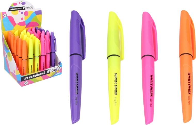 fluorescerende markeerstift – set van 4 kleuren