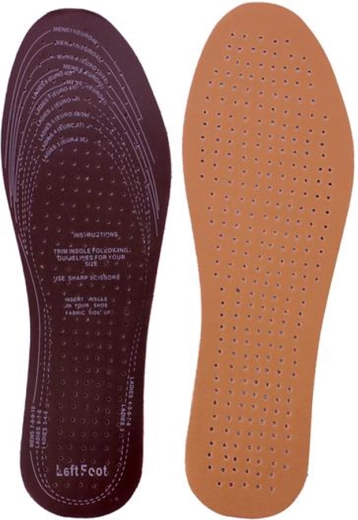 Inlegzolen van kunstleer – 1 paar