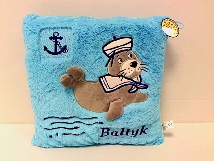 Decoratief kussen Bałtyk zeehond foka tweekleurig