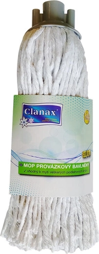 Vervangende touwmopkop 200 g met grove schroefdraad