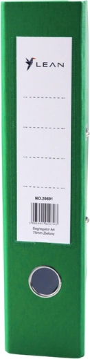 Groene ordner A4 met hefboommechaniek, rug 75 mm