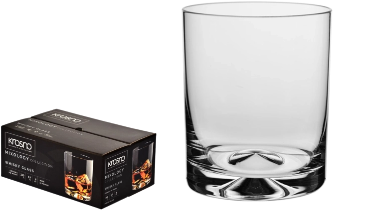 Set van 6 whiskyglazen Krosno Mixology 260 ml