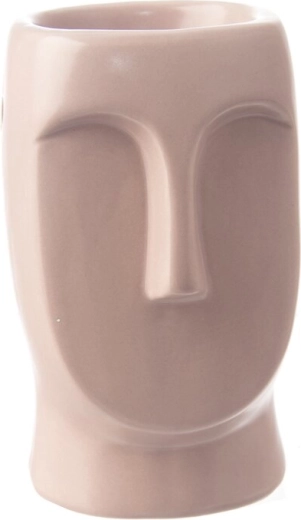 Roze keramische aromalamp voor geurolie en geurwax