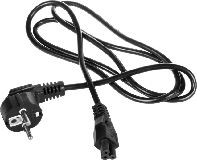 Voedingskabel 1,5 m – klaverblad (IEC C5)