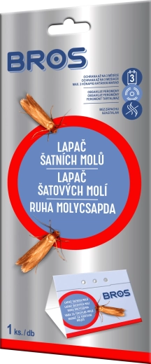 Bros val voor kleermotten