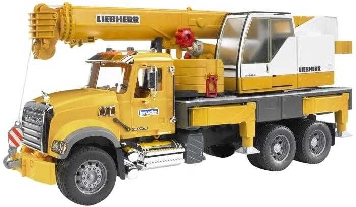 Bruder MACK Granite autokraan LIEBHERR 1:16