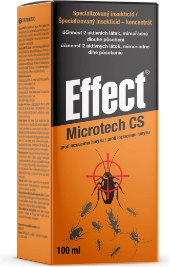 Insecticideconcentraat tegen kruipend ongedierte EFFECT MICROTECH 100 ml