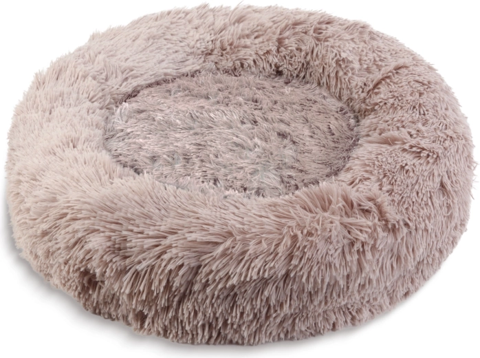 Rond hondenbed XL 80 cm lichtbruin
