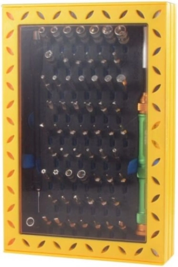 Set precisieschroevendraaiers en bits 63-in-1