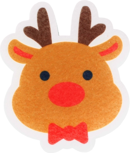 Afwasspons met rendierprint 10 × 12 × 3 cm