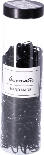 Set haarelastiekjes 600 stuks - zwart