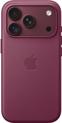 Apple TechWoven-hoesje met MagSafe voor iPhone 18 Pro – robijnrode moerbei