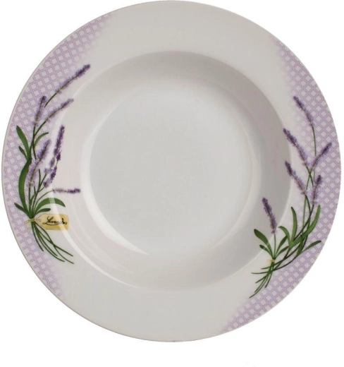 Diep porseleinen bord LAVENDER 21,6 cm