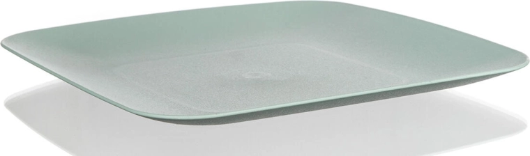 Ondiep vierkant bord 23,5 × 23,5 cm plastic MINT CULINARIA