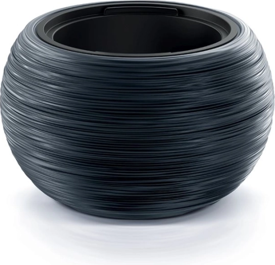 Bloempot Furu Bowl met inzetstuk 37,8 cm – antraciet