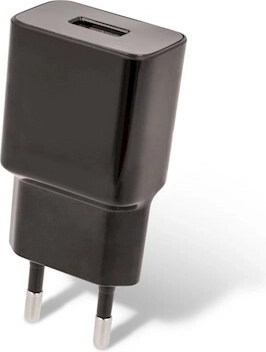 Maxlife netstroom USB-oplader 1A zwart