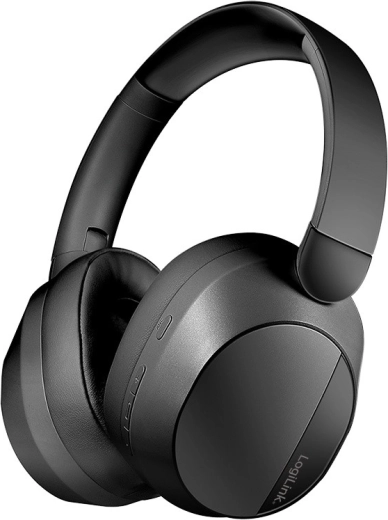 Draadloze koptelefoon met microfoon LOGILINK met ANC en Bluetooth