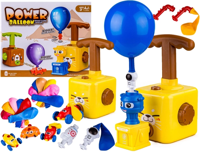 Ballonlanceerset met poesje (geretourneerde goederen, korting) - 1 stuk
