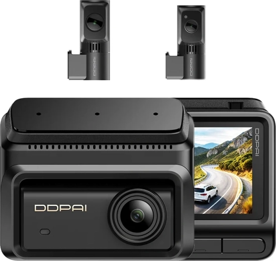DDPAI Z90T driekanaals dashcam 4K met GPS