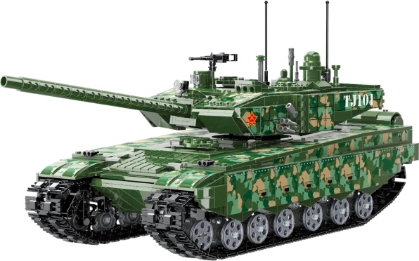 Qman gevechtszone – hoofdgevechtstank 99A met gedetailleerd motor­model