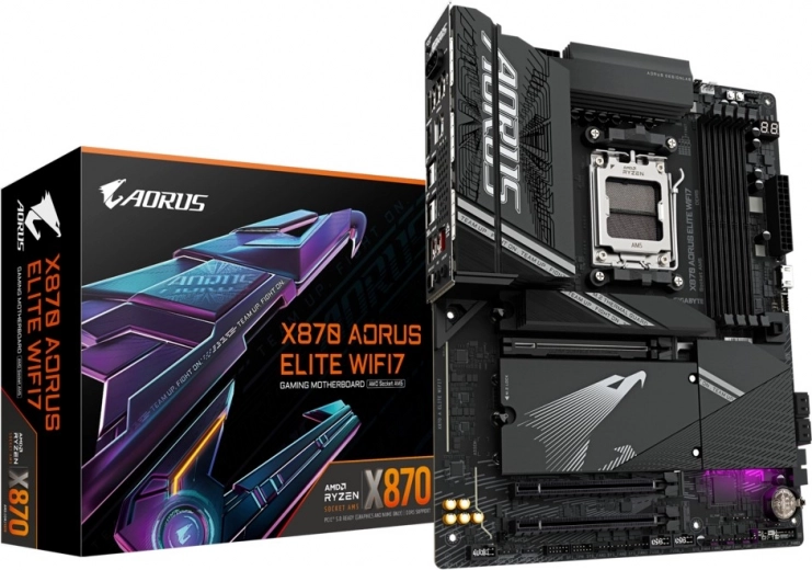 Moederbord AORUS X870 ELITE WIFI 7 (AM5, ATX)