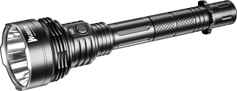 Wuben H8 Deluxe Kit tactische zaklamp 1800 lm, zwarte set