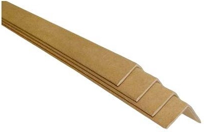 Beschermende kartonnen hoek 50 × 50 × 2 mm, lengte 1 m