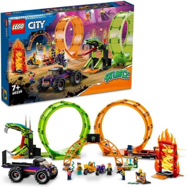 LEGO® City 60339 Stunt Dubbele Looping