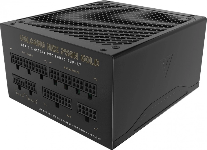 Computer-voeding MODECOM Volcano Hex 750 W Gold ATX 3.1