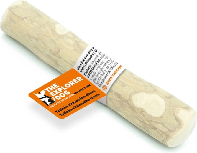 Explorer Dog kauwstick van koffiehout – maat S