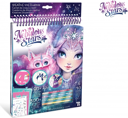 Creatieve schetsboek Nebulia Nebulous Stars