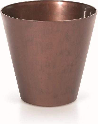 Bloempot Tubus Slim corten 25 cm met inzet