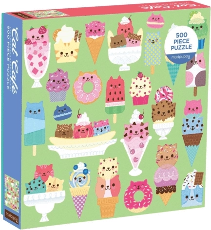 Puzzel MUDPUppy kattencakewinkel 500 stukjes
