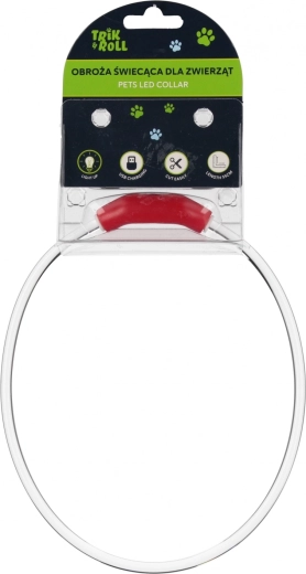 Lichtgevende LED USB-halsband voor hond en kat
