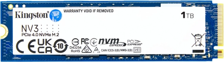 SSD-schijf Kingston NV3 1TB M.2 PCIe 4.0 NVMe