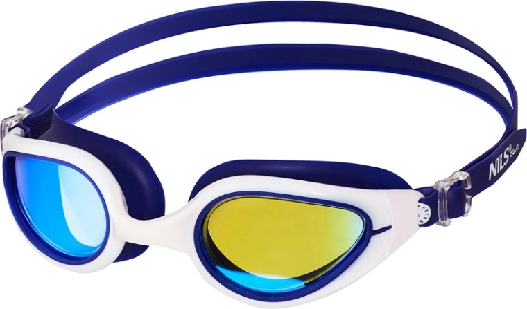 Zwembril NILS AQUA blauw/wit