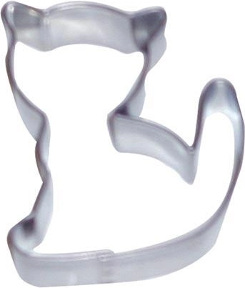 RVS uitsteekvorm kat – set van 10 stuks