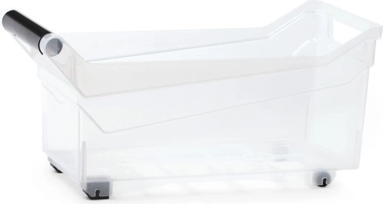 Kunststof opbergbox met wieltjes 17 l NUK, transparant