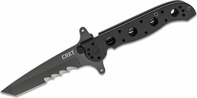 Tactisch vouwmes CRKT M16 Special Forces tanto 8,9 cm, zwart, G10, met stootplaat