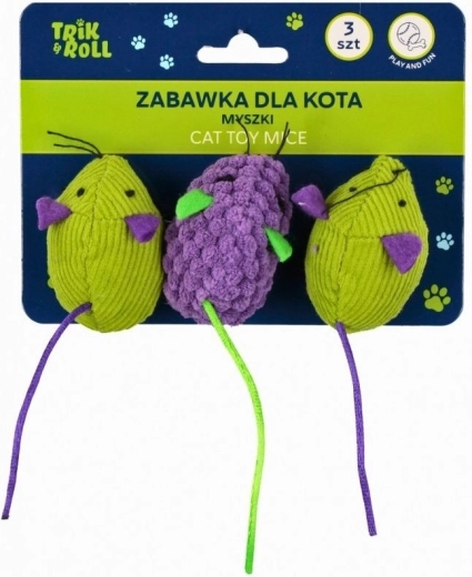 Kattenspeeltje muisjes 3 stuks