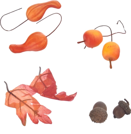Herfstmix versiering – set decoraties (8 stuks)
